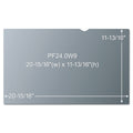 3M Frameless Blackout Privacy Filter for 24" Widescreen Monitor, 16:9 Aspect Ratio