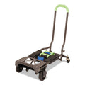 Cosco 2-in-1 Multi-Position Hand Truck and Cart, 300 lbs, 16.63 x 12.75 x 49.25, Blue/Green