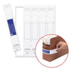 Smead Viewables Pocket Label Pulls, 1.63 x 10.13, White, 5/Sheet, 9 Sheets/Pack