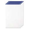 Quartet Conference Cabinet Flipchart Pad, Unruled, 21 x 33.75, White, 50 Sheets, 4/Carton