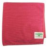 Unger SmartColor MicroWipes 4000, Heavy-Duty, 16 x 15, Red, 10/Pack