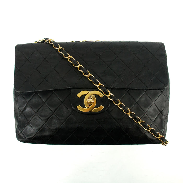 Chanel Matlasse Deca Coco Jumbo Flap Shoulder Bag #2666 by Bolt Boutique