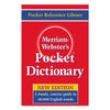 Merriam Webster Pocket Dictionary, Paperback, 416 Pages