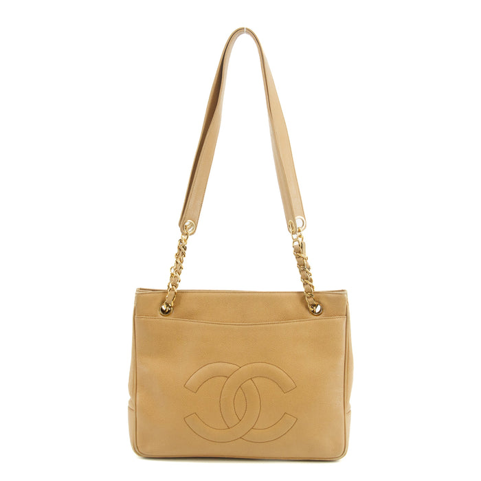 Chanel Brown Caviar Skin CC Shoulder Bag Gold Hardware #2668 by Bolt Boutique