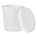 Dart Flexstyle Double Poly Food Combo Pack, 16 oz, White, Paper, 25/Pack, 10 Packs/Carton