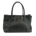 Chanel Caviar Skin Black Executive Tote Bag w/ Pouch 6 Series #2669 by Bolt Boutique
