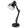 Alera Architect Desk Lamp, Adjustable Arm, 6.75"w x 11.5"d x 22"h, Black