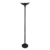 Alera Torchier Floor Lamp, 12.5"w x 12.5"d x 72"h, Matte Black