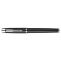 Parker IM Premium Roller Ball Pen, Stick, Fine 0.7 mm, Black Ink, Black/Chrome Barrel