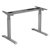Alera 2-Stage Electric Adjustable Table Base, 48 to 72w x 24 to 36d x 27.5 to 47.2h, Gray