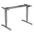 Alera AdaptivErgo 3-Stage Electric Height-Adjustable Table Base with Memory Controls, 48 to 72 w x 24 to 36d x 25 to 50.7h, Gray