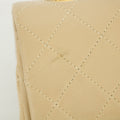 Chanel Lambskin Double Flap 23 Beige 24k Gold Turn Lock Shoulder Bag #2672 by Bolt Boutique