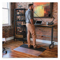 ES Robbins Sit or Stand Mat for Carpet or Hard Floors, 45 x 53, Clear/Black