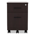 Alera Valencia Series Mobile Pedestal, Left or Right, 2-Drawers: Box/File, Legal/Letter, Mahogany, 15.88" x 19.13" x 22.88"