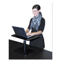 Victor DC230 Adjustable Laptop Stand, 21" x 13" x 12" to 15.75", Black, Supports 20 lbs