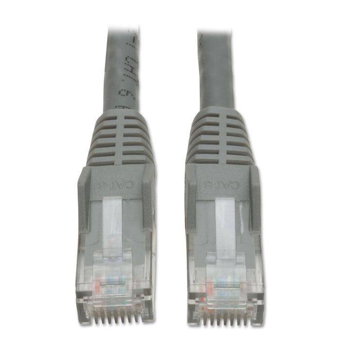 Tripp Lite CAT6 Gigabit Snagless Molded Patch Cable, 10 ft, Gray