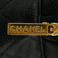 Chanel Caviar Skin Matlasse Caviar Skin Mini Boston Bag 10 Series #2677 by Bolt Boutique