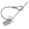 Kensington Desk Mount Cable Anchor, Gray/White