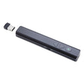 Quartet Brilliant Green Laser Pointer and Wireless Remote, Class 3A, 32 ft Range, Black