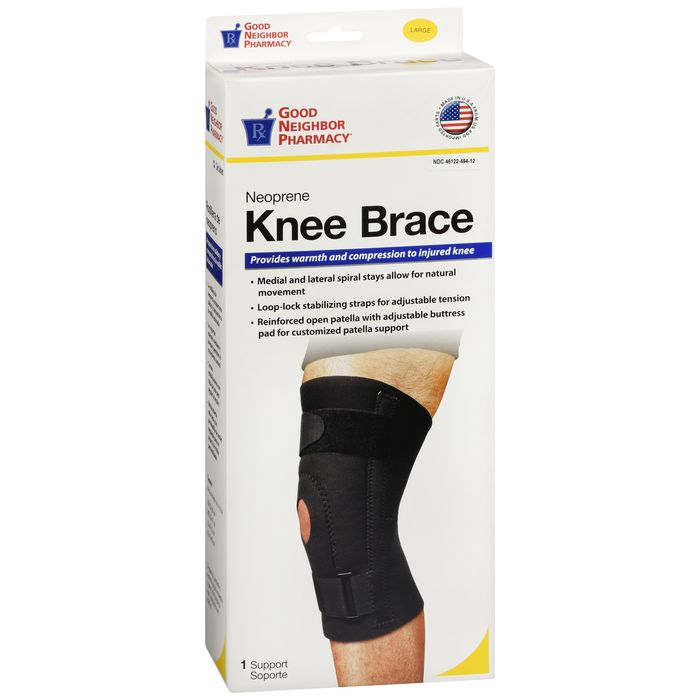 Good Neighbor Pharmacy GNP Knee Deluxe Patella Neoprene, Large by Pasteur Pharmacy