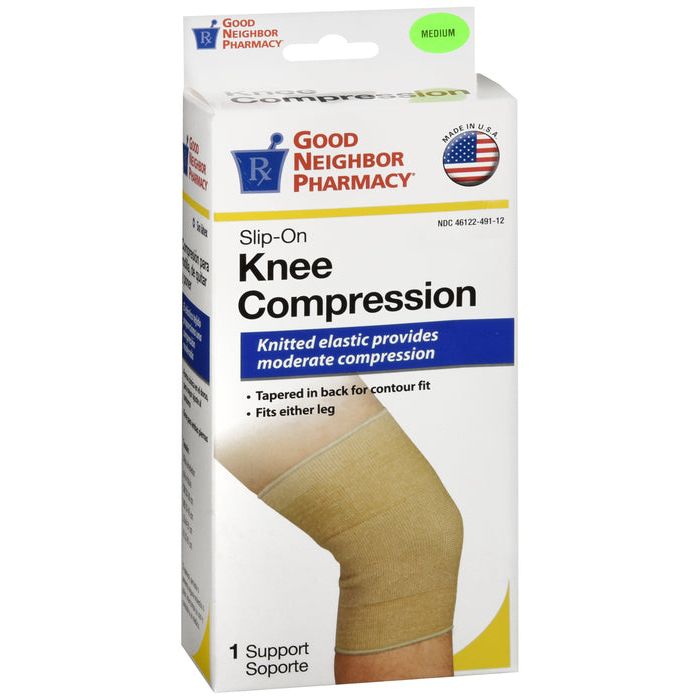 Good Neighbor Pharmacy Slip-on Knee Compression Beige Medium 1ct by Pasteur Pharmacy