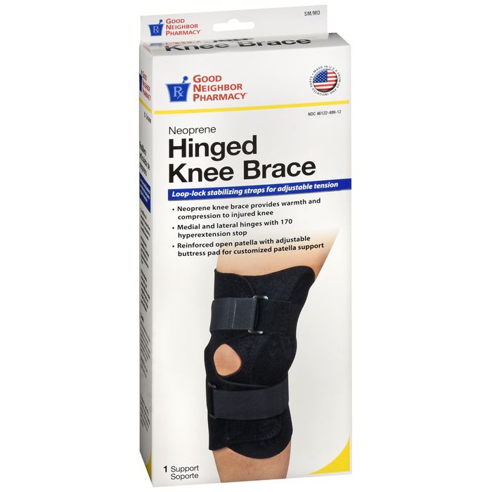 Good Neighbor Pharmacy Neoprene Hinged Knee Brace Small/Medium 1ct by Pasteur Pharmacy