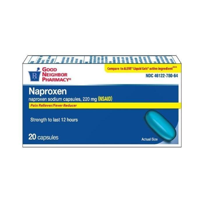 GNP Good Neighbor Pharmacy Naproxen Sodium 220mg Softgels 20ct by Pasteur Pharmacy