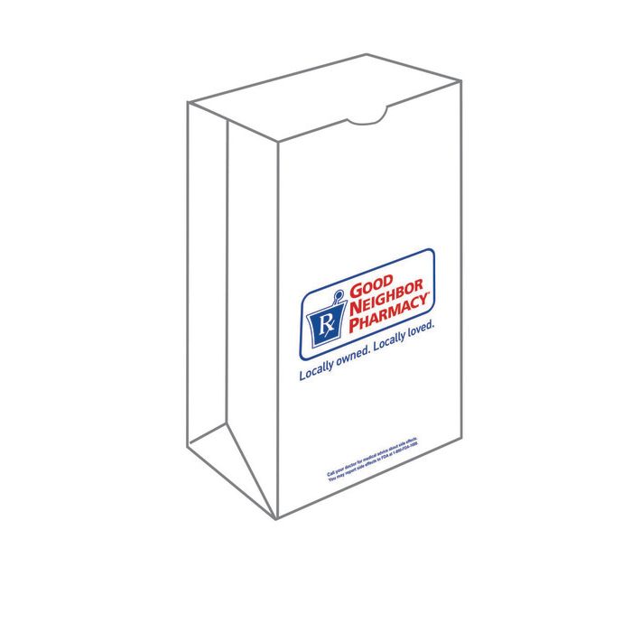 Good Neighbor Pharmacy Bag White 6lb 2000 by Pasteur Pharmacy