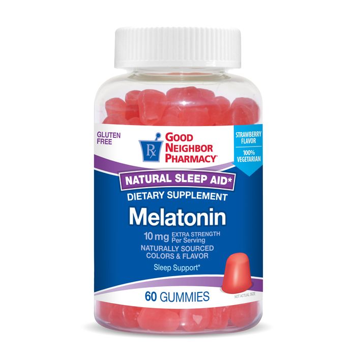 Good Neighbor Pharmacy Melatonin 10mg Strawberry Gummies 60ct by Pasteur Pharmacy