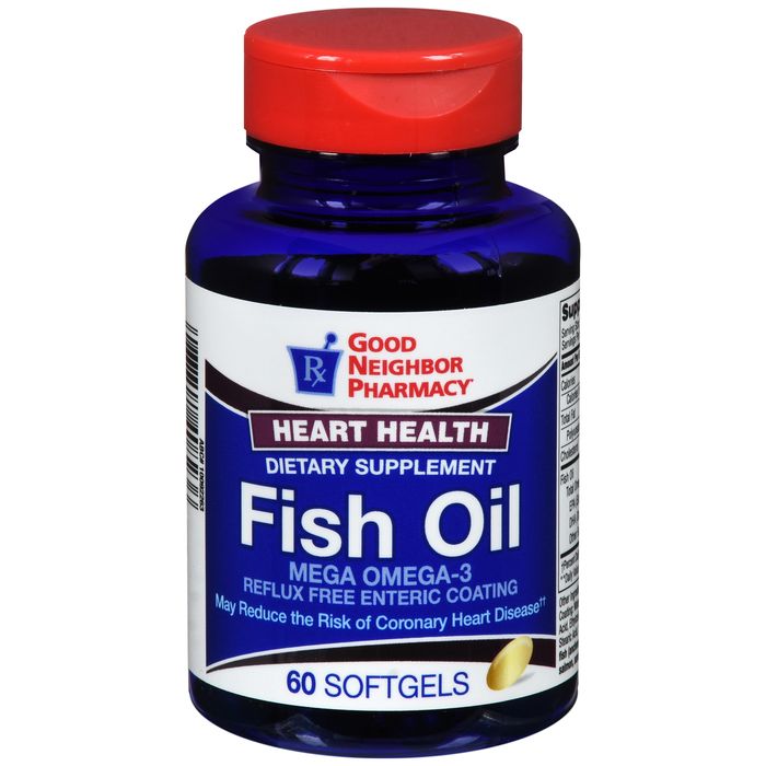 GNP Fish Oil 1000 Mg Enteric Coated 60 Softgel Caps by Pasteur Pharmacy
