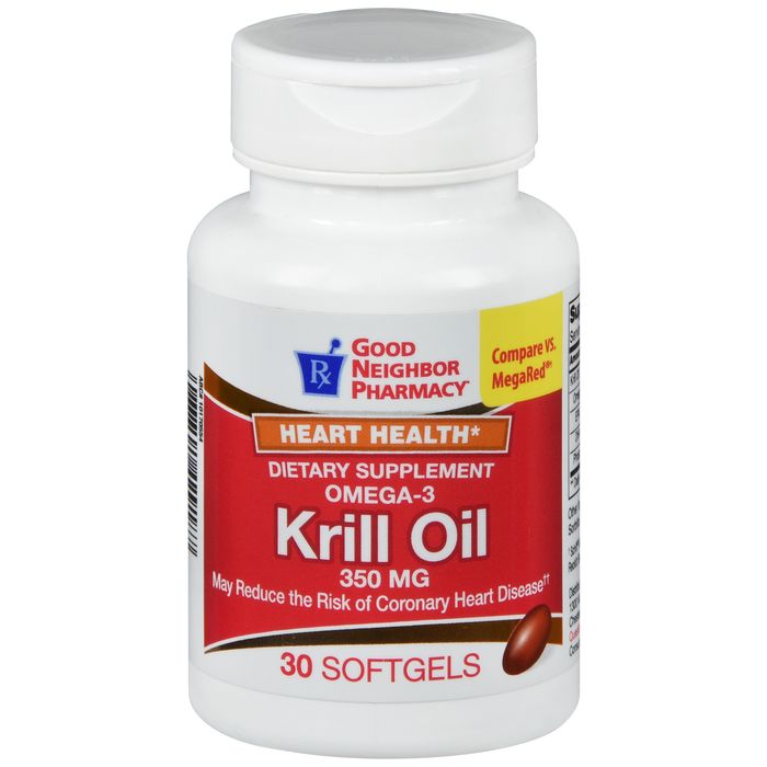 Good Neighbor Pharmacy Omega 3 Krill Oil 350mg Softgels 30ct by Pasteur Pharmacy