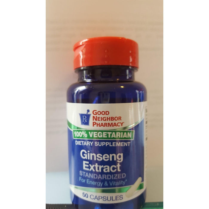 Good Neighbor Pharmacy GNP Ginseng 200mg 50 Caps by Pasteur Pharmacy