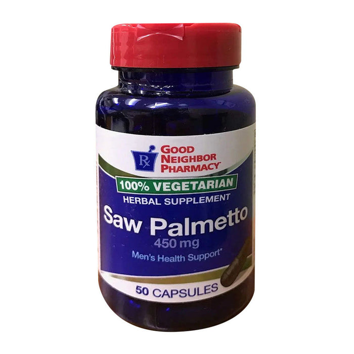 Good Neighbor Pharmacy Gnp Saw Palmetto 450Mg, 50 Capsules by Pasteur Pharmacy