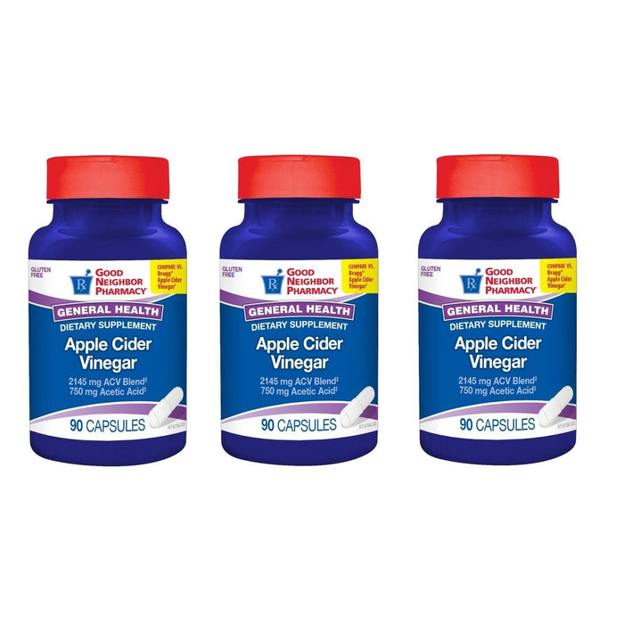 Good Neighbor Pharmacy Apple Cider Vinegar Capsules 90ct by Pasteur Pharmacy