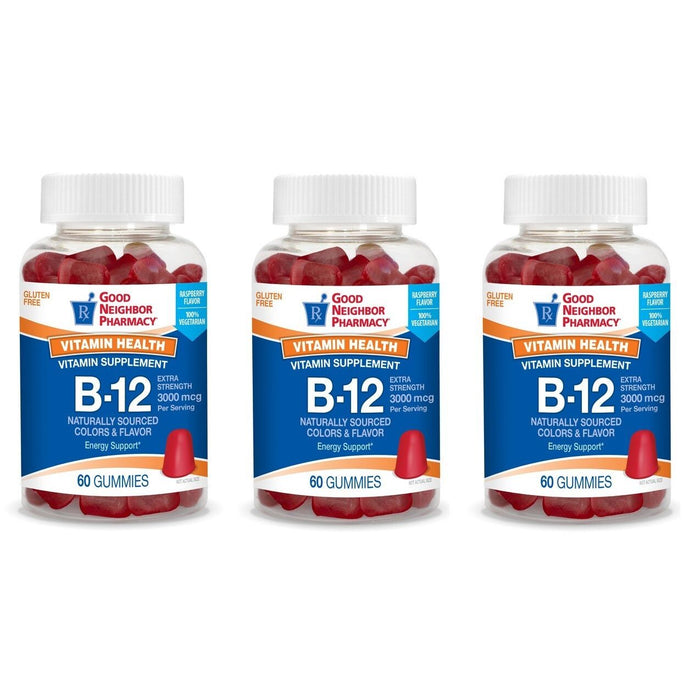 Good Neighbor Pharmacy Vitamin B12 3000mcg Gummies 60ct by Pasteur Pharmacy