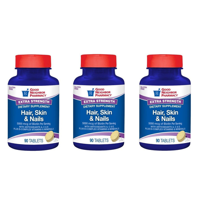 Good Neighbor Pharmacy Hair Skin & Nails Extra Strength Tablets 90ct by Pasteur Pharmacy