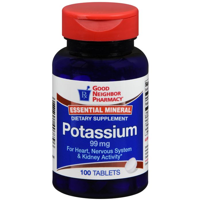 Good Neighbor Pharmacy Potassium 99mg Tablets 100ct by Pasteur Pharmacy