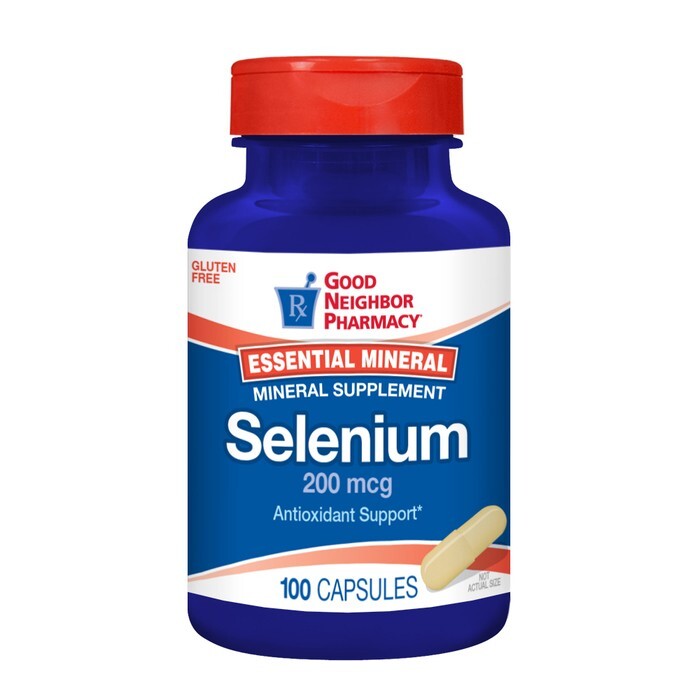 Good Neighbor Pharmacy Selenium 200mcg Capsules 100ct by Pasteur Pharmacy