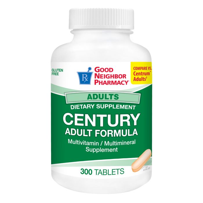 Good Neighbor Pharmacy Century Adult Multivitamin, 300 Tablets by Pasteur Pharmacy