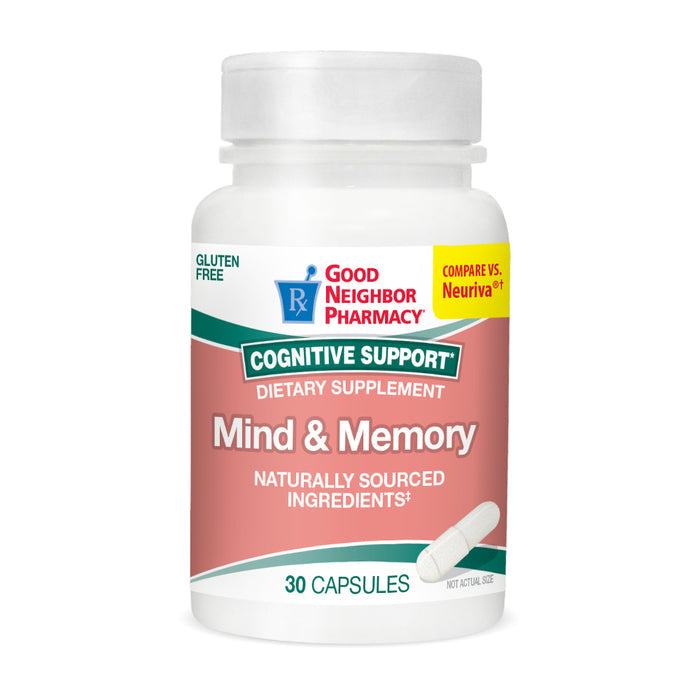 Good Neighbor Pharmacy Mind & Memory Brain Support Capsules 30ct by Pasteur Pharmacy