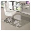 deflecto Premium Glass All Day Use Chair Mat - All Floor Types, 44 x 50, Rectangular, Clear
