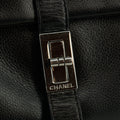 Chanel 2.55 Rare Caviar Skin Black Chain Shoulder Bag 8 Series #2683 by Bolt Boutique