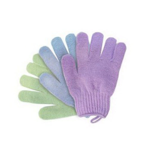Pure Body Naturals Retail Imports Exfoliating Wash Gloves, Assorted - 3 Ea by Pasteur Pharmacy