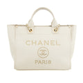 Chanel Caviar Skin Studded Deauville MM 2way Tote Bag 26 Series - #2684 by Bolt Boutique