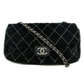Chanel Wild Stitch Harako Flap Shoulder Bag 13 Series Black #2686 by Bolt Boutique