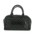 Chanel Caviar Skin Logo Matlasse Mini Bowling Bag 6 Series #2687 by Bolt Boutique