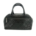 Chanel Caviar Skin Logo Matlasse Mini Bowling Bag 6 Series #2687 by Bolt Boutique