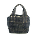 Chanel CC Stitch Denim Tote Bag Small Blue 10 Series #2688 by Bolt Boutique