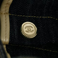 Chanel CC Stitch Denim Tote Bag Small Blue 10 Series #2688 by Bolt Boutique