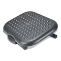 Alera Relaxing Adjustable Footrest, 13.75w x 17.75d x 4.5 to 6.75h, Black